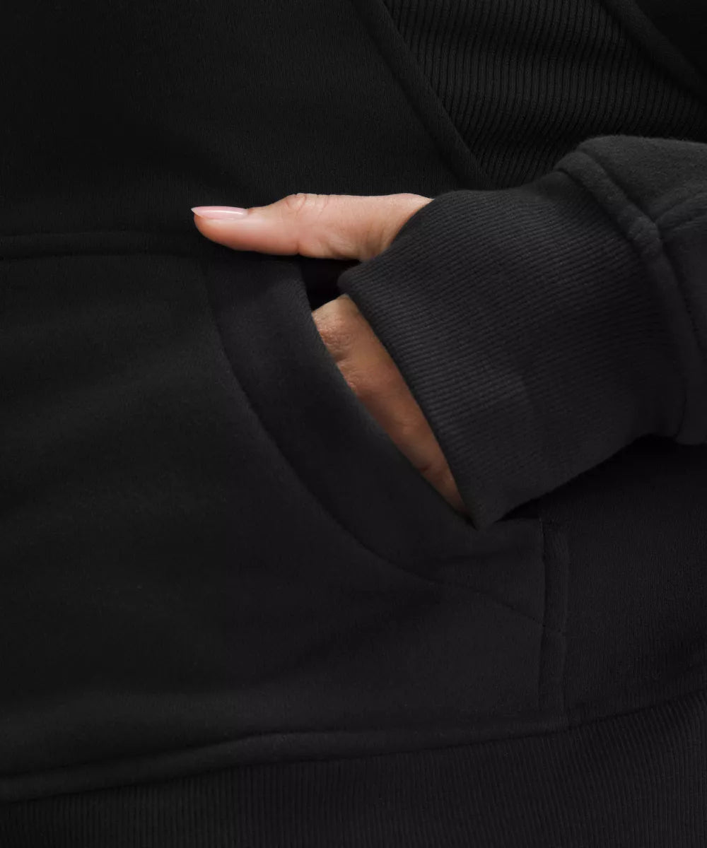 Sweat à capuche Scuba Oversized demi-zippé