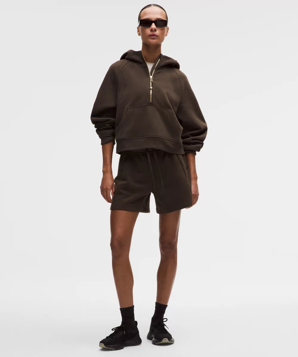 Sweat à capuche Scuba Oversized demi-zippé