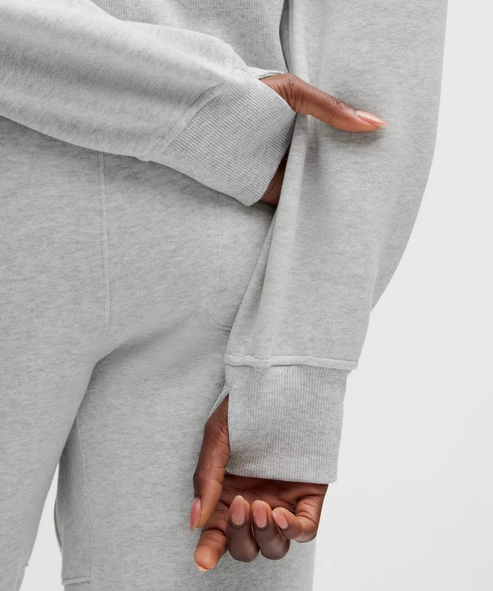 Sweat à capuche Scuba Oversized demi-zippé