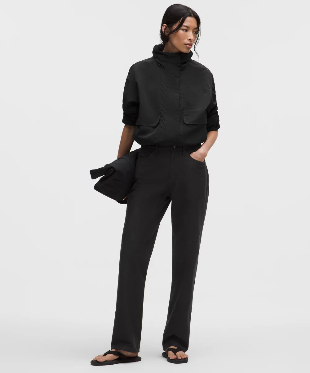 Pantalon EasyFive taille mi-haute à coupe droite décontractée Standard
