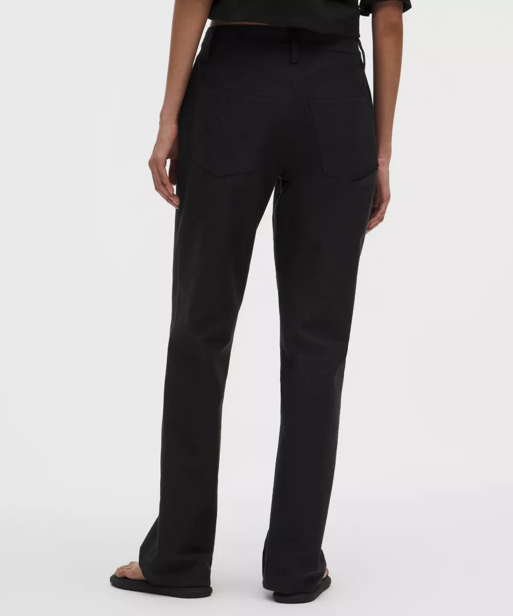 Pantalon EasyFive taille mi-haute à coupe droite décontractée Standard