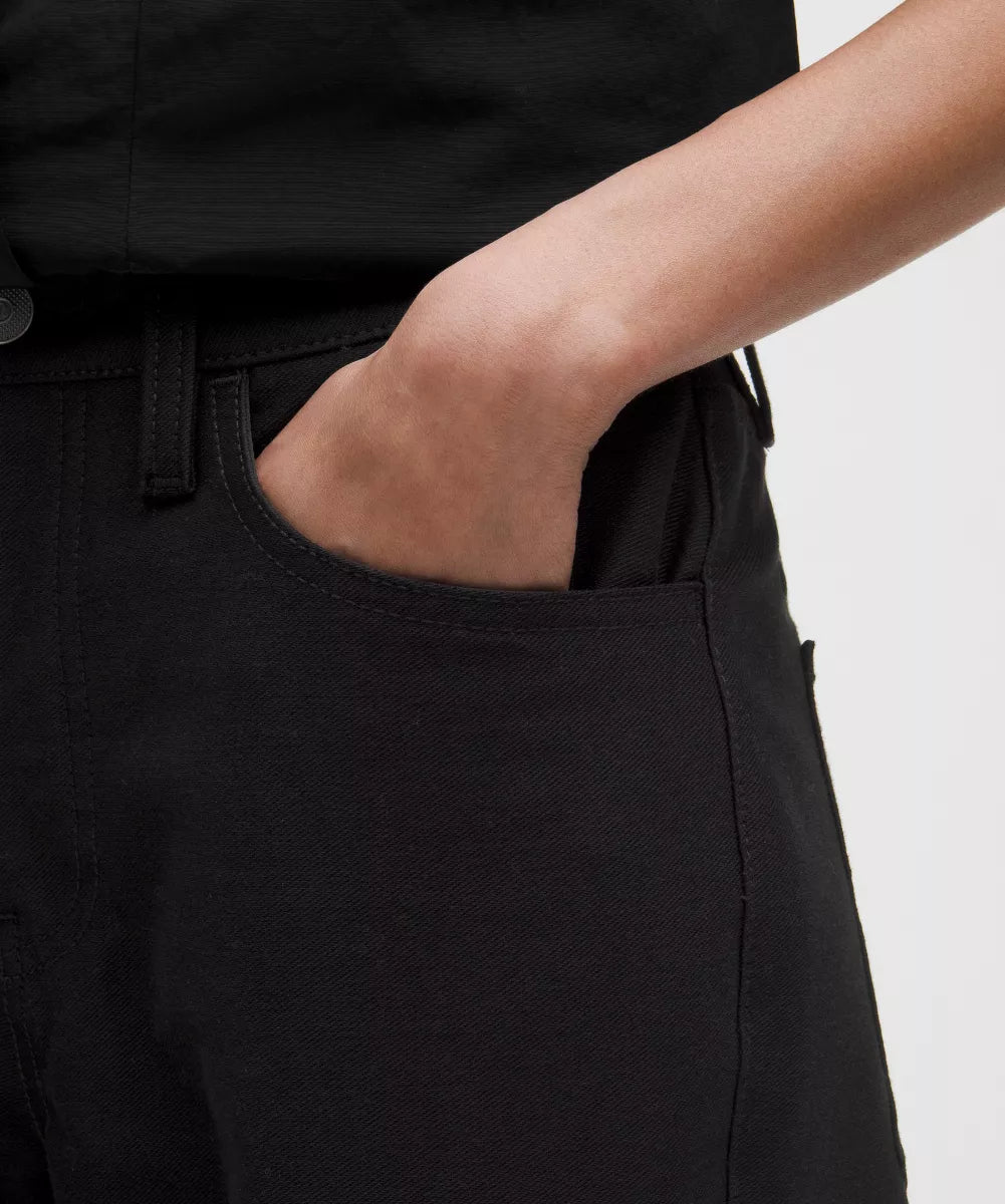 Pantalon EasyFive taille mi-haute à coupe droite décontractée Standard