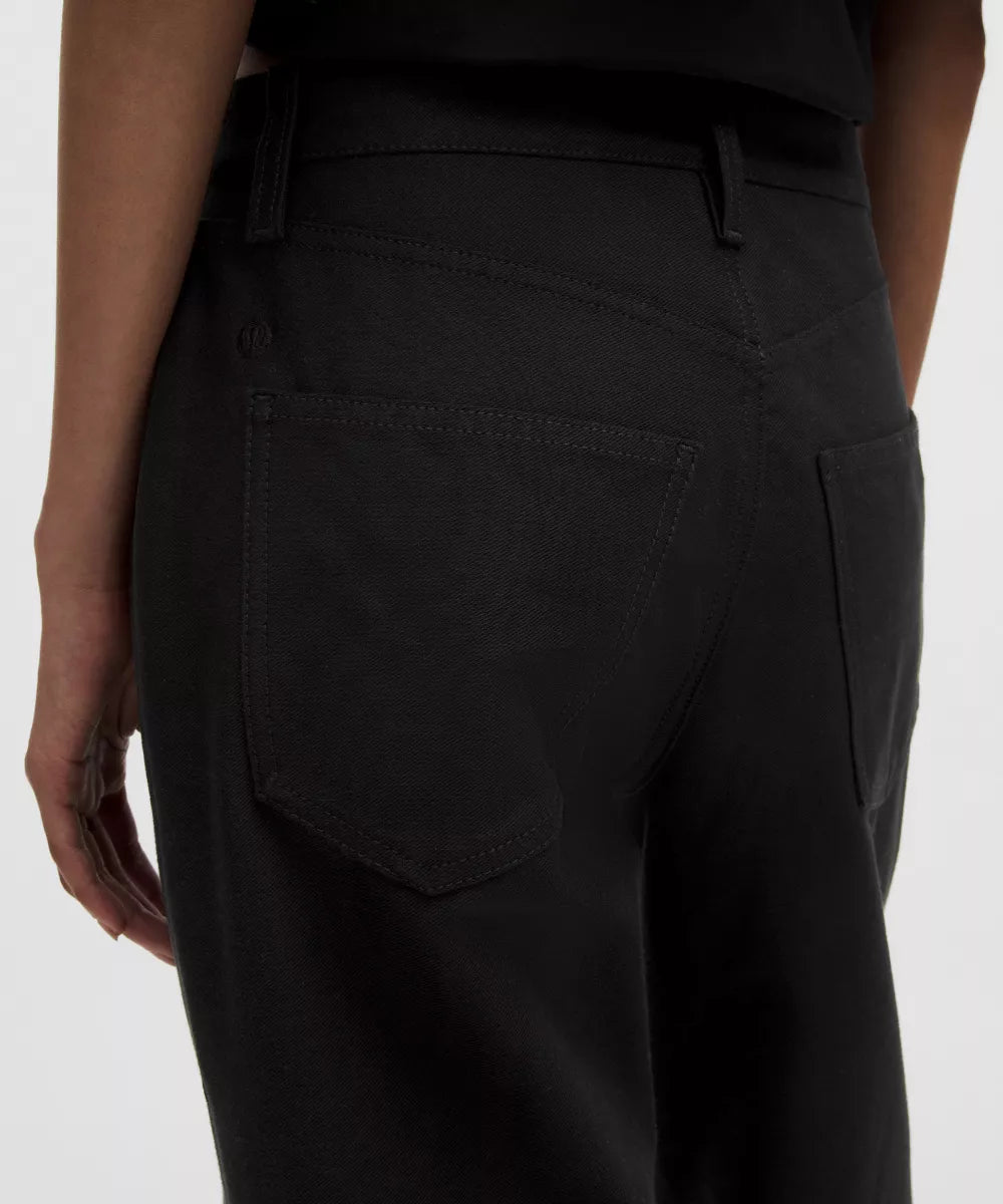 Pantalon EasyFive taille mi-haute à coupe droite décontractée Standard