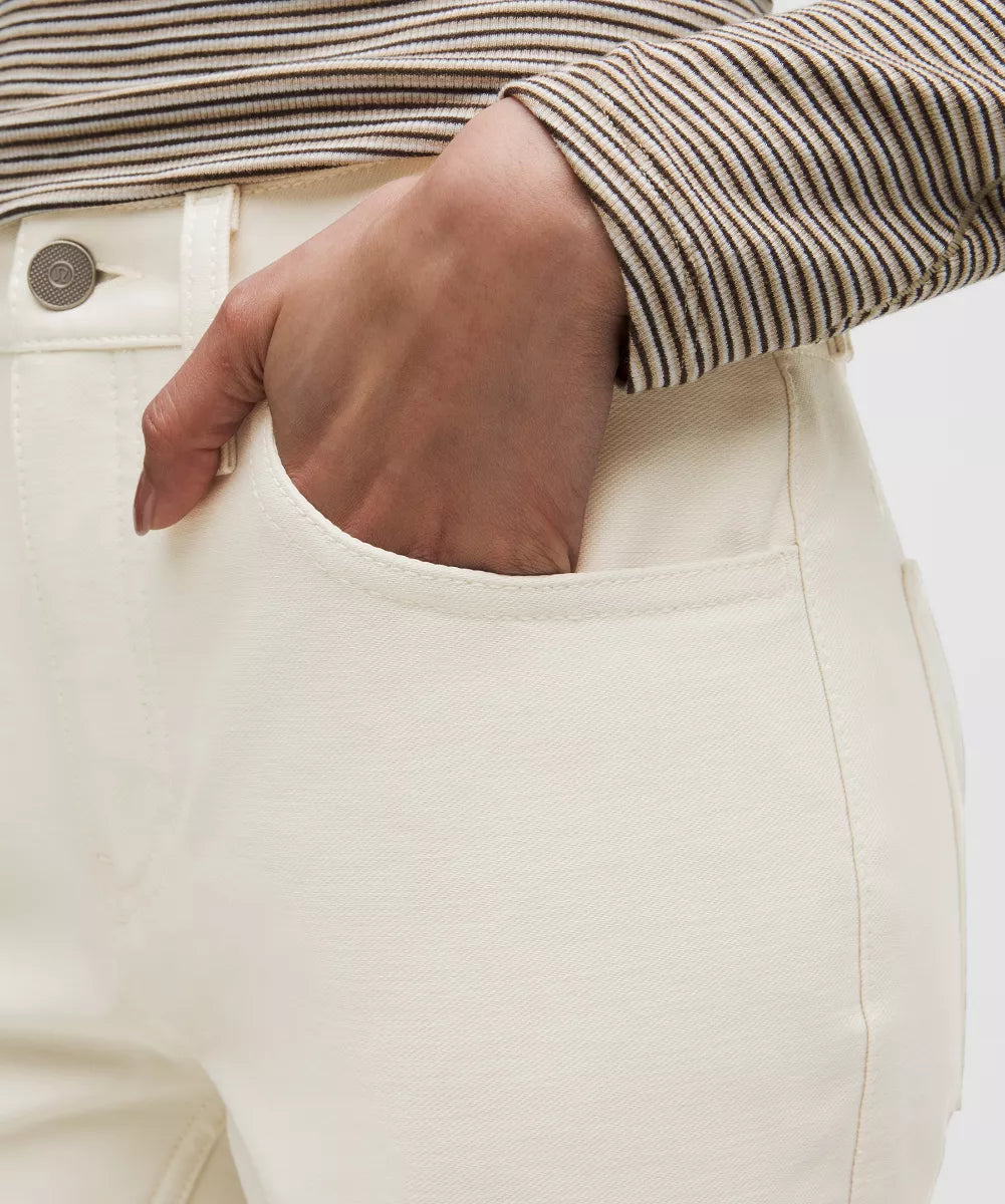 Pantalon EasyFive taille mi-haute à coupe droite décontractée Standard