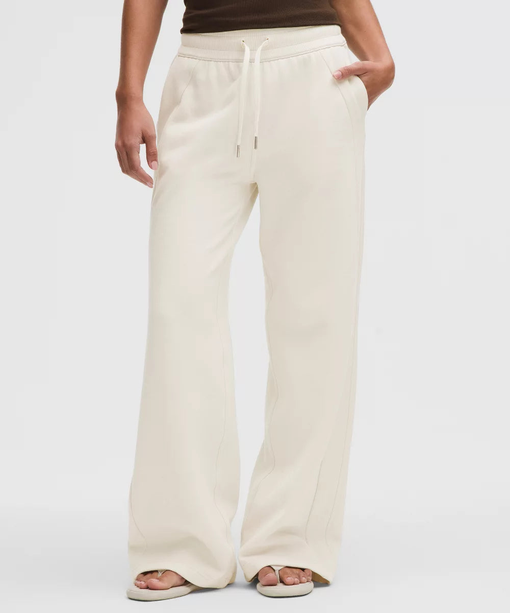 Pantalon Scuba large taille mi-haute Standard