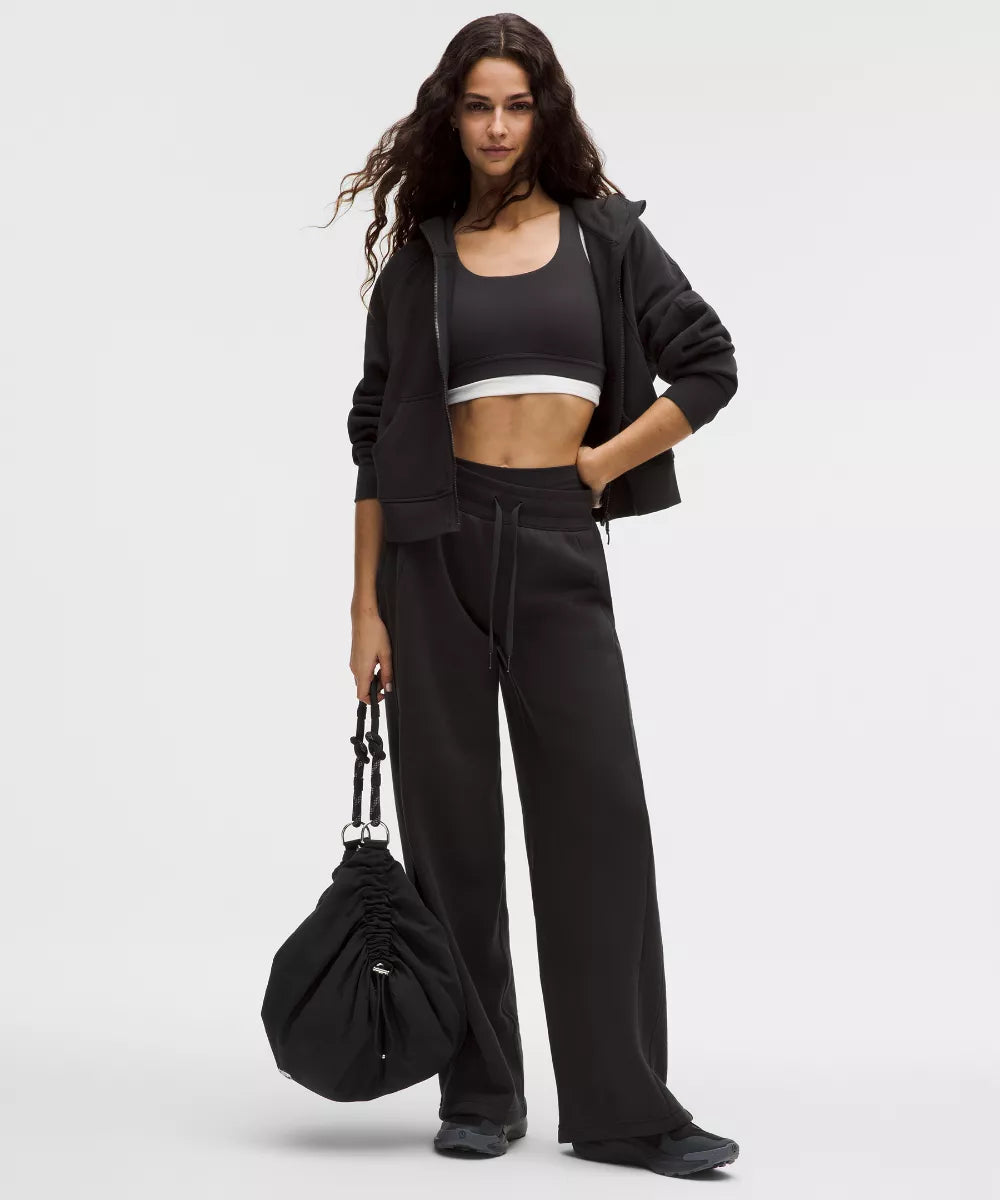 Pantalon Scuba large taille mi-haute Standard