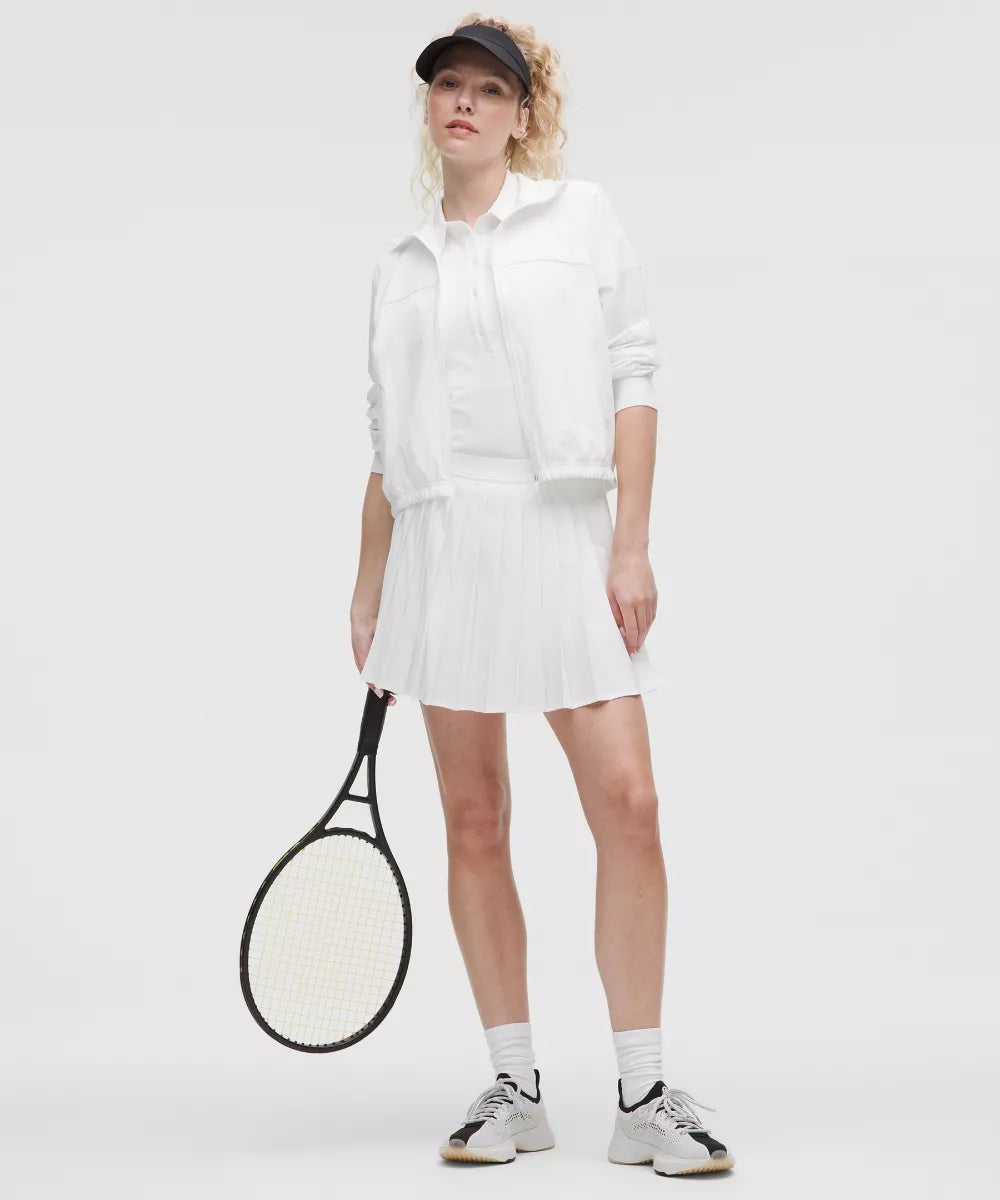 Jupe de tennis plissée taille haute Longue