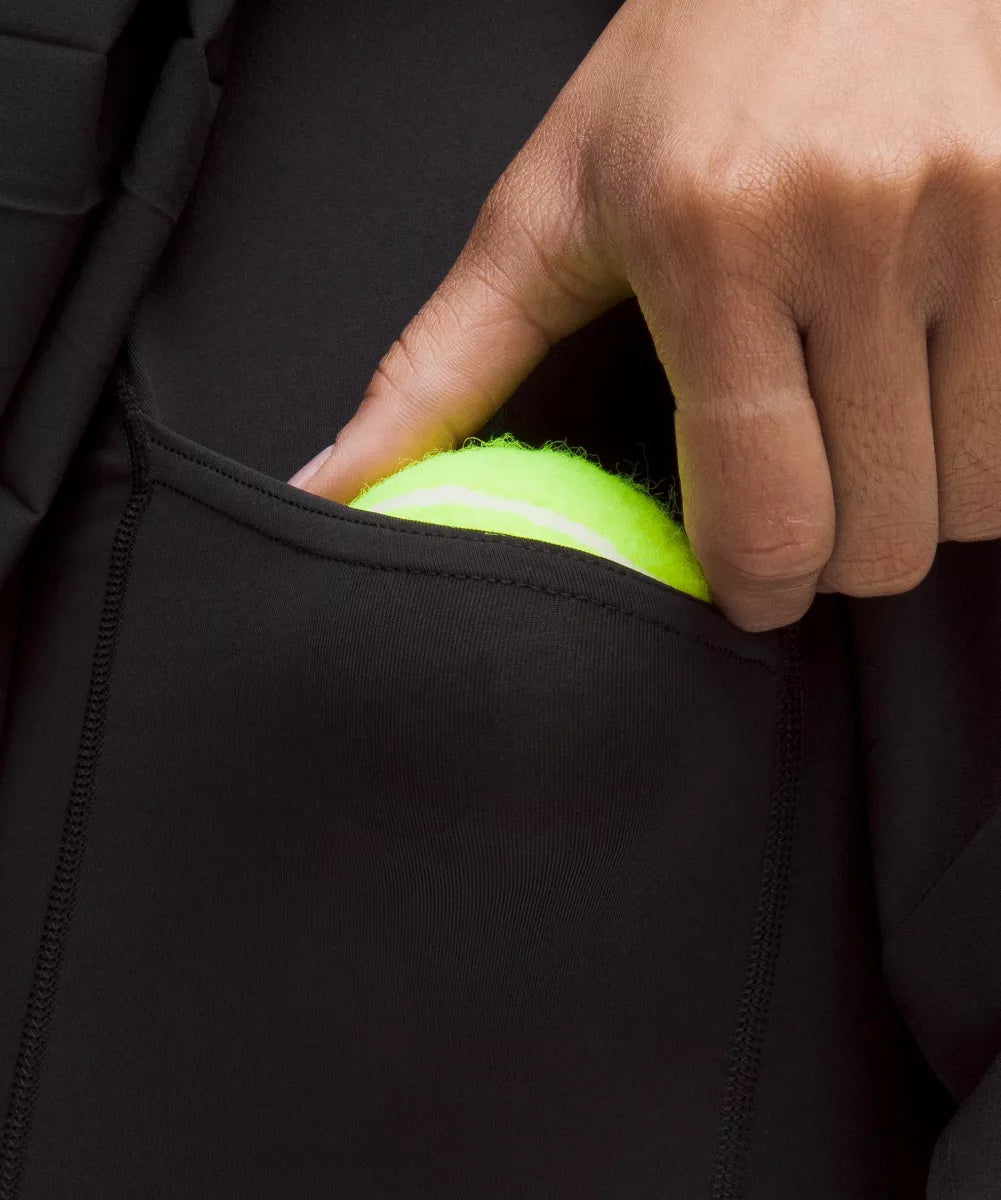 Jupe de tennis plissée taille haute Longue