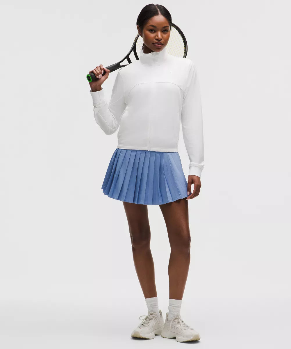 Jupe de tennis plissée taille haute Longue