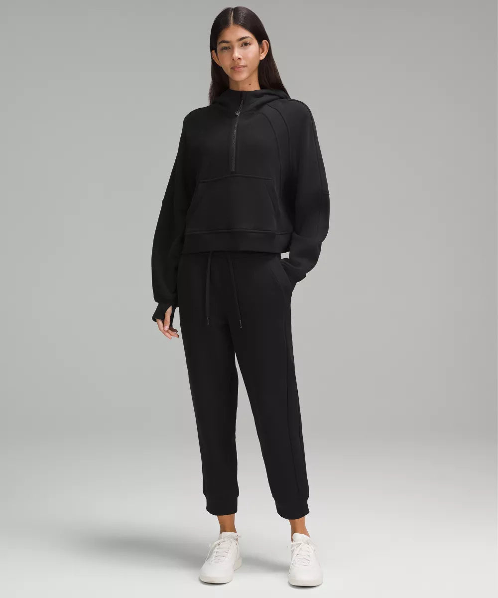 Sweat à capuche Scuba Oversized demi-zippé