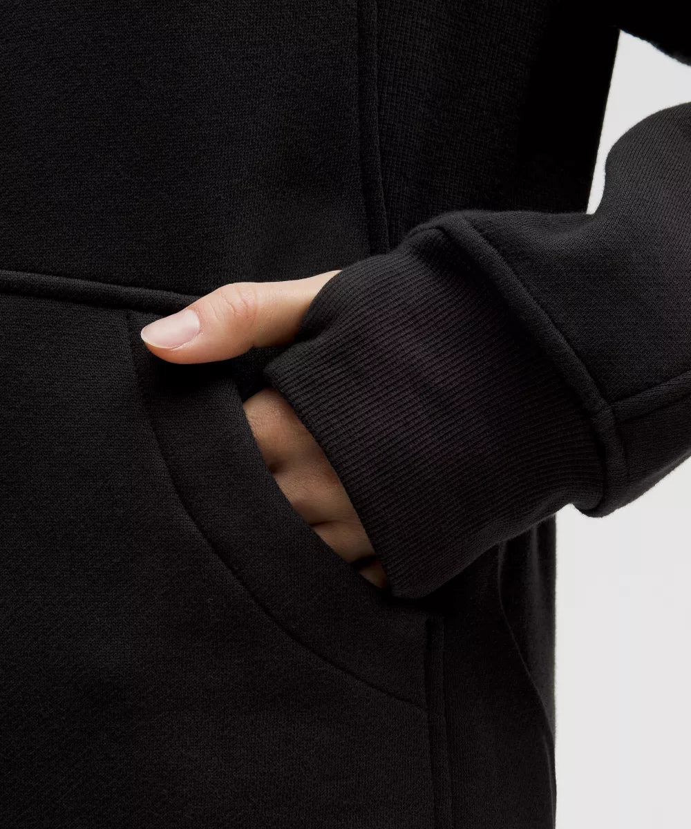 Sweat demi-zippé Scuba Oversized à col cheminée Long