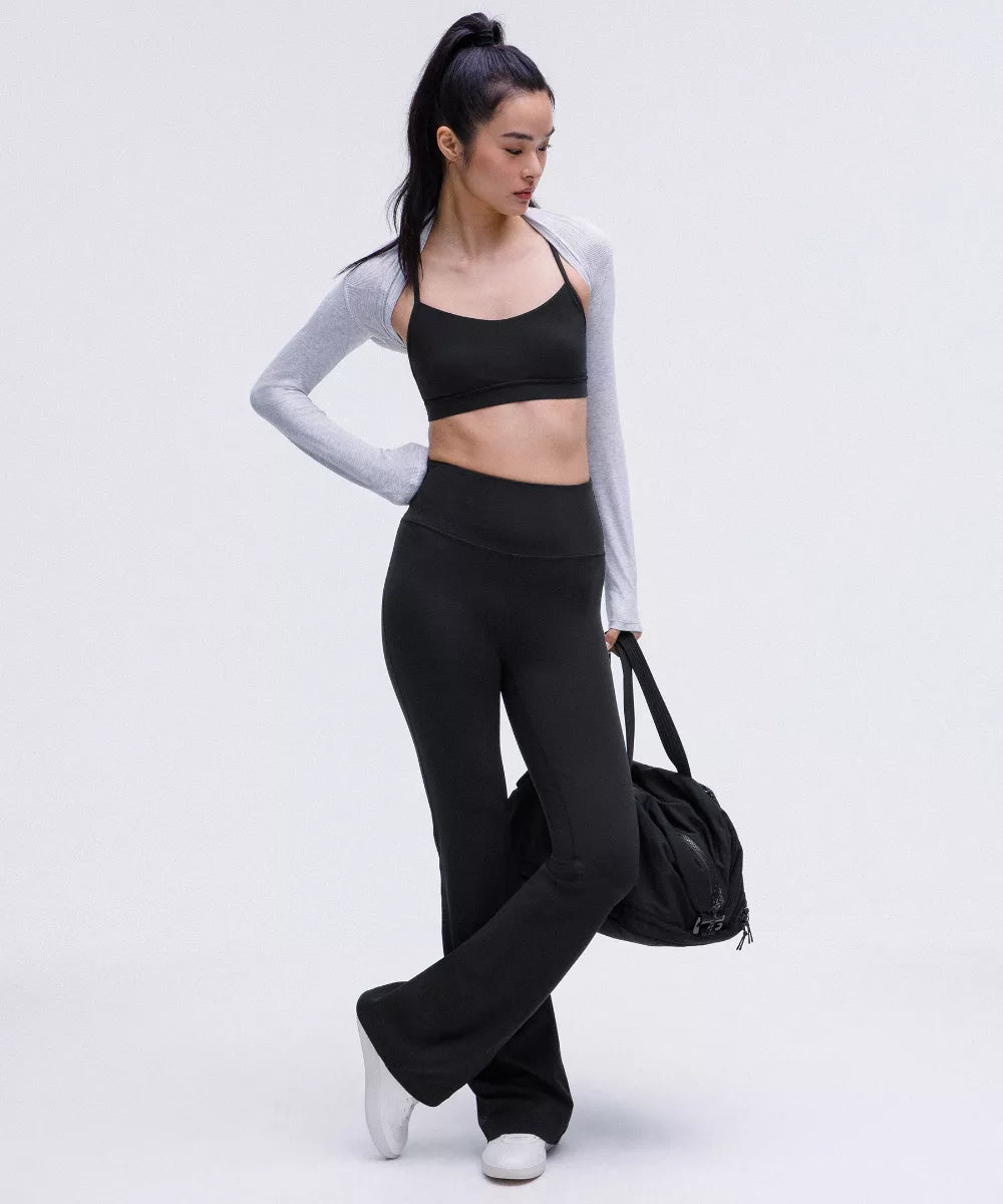 Pantalon Groove évasé taille très haute Nulu