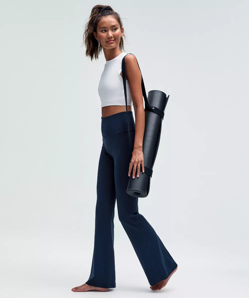 Pantalon Groove évasé taille très haute Nulu