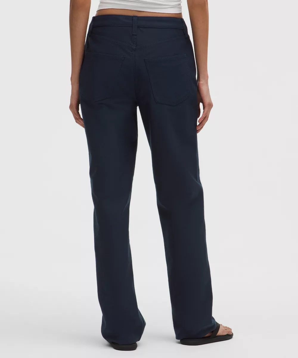 Pantalon EasyFive taille mi-haute à coupe droite décontractée Standard