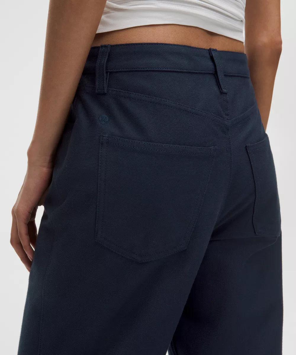 Pantalon EasyFive taille mi-haute à coupe droite décontractée Standard