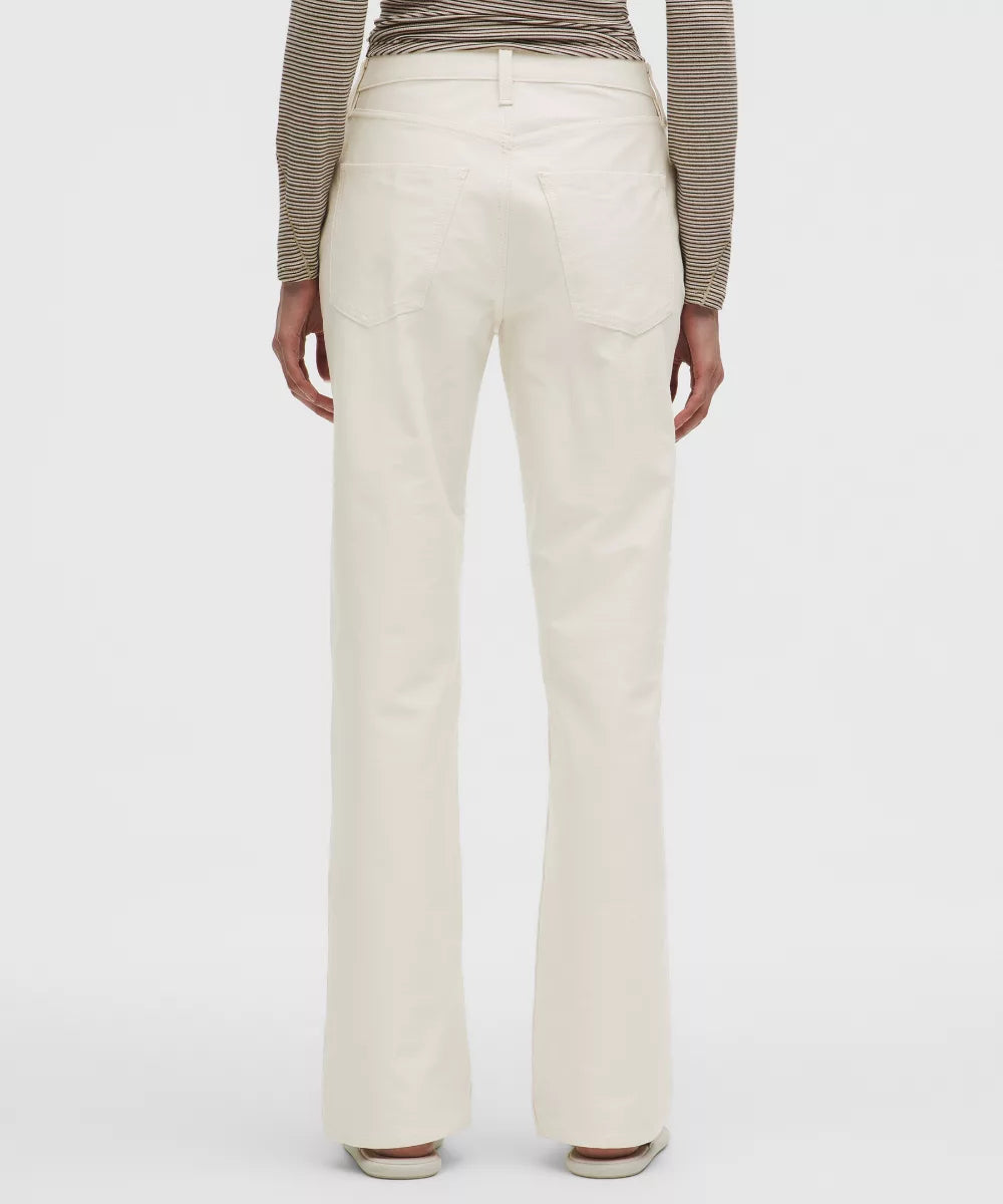 Pantalon EasyFive taille mi-haute à coupe droite décontractée Standard