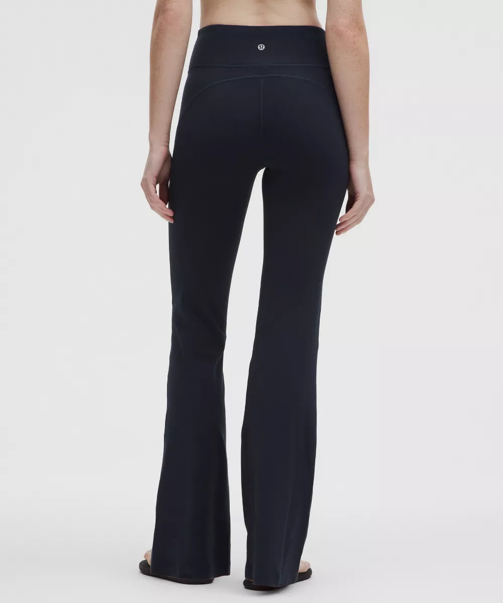 Pantalon Groove évasé taille haute en Nulu Court