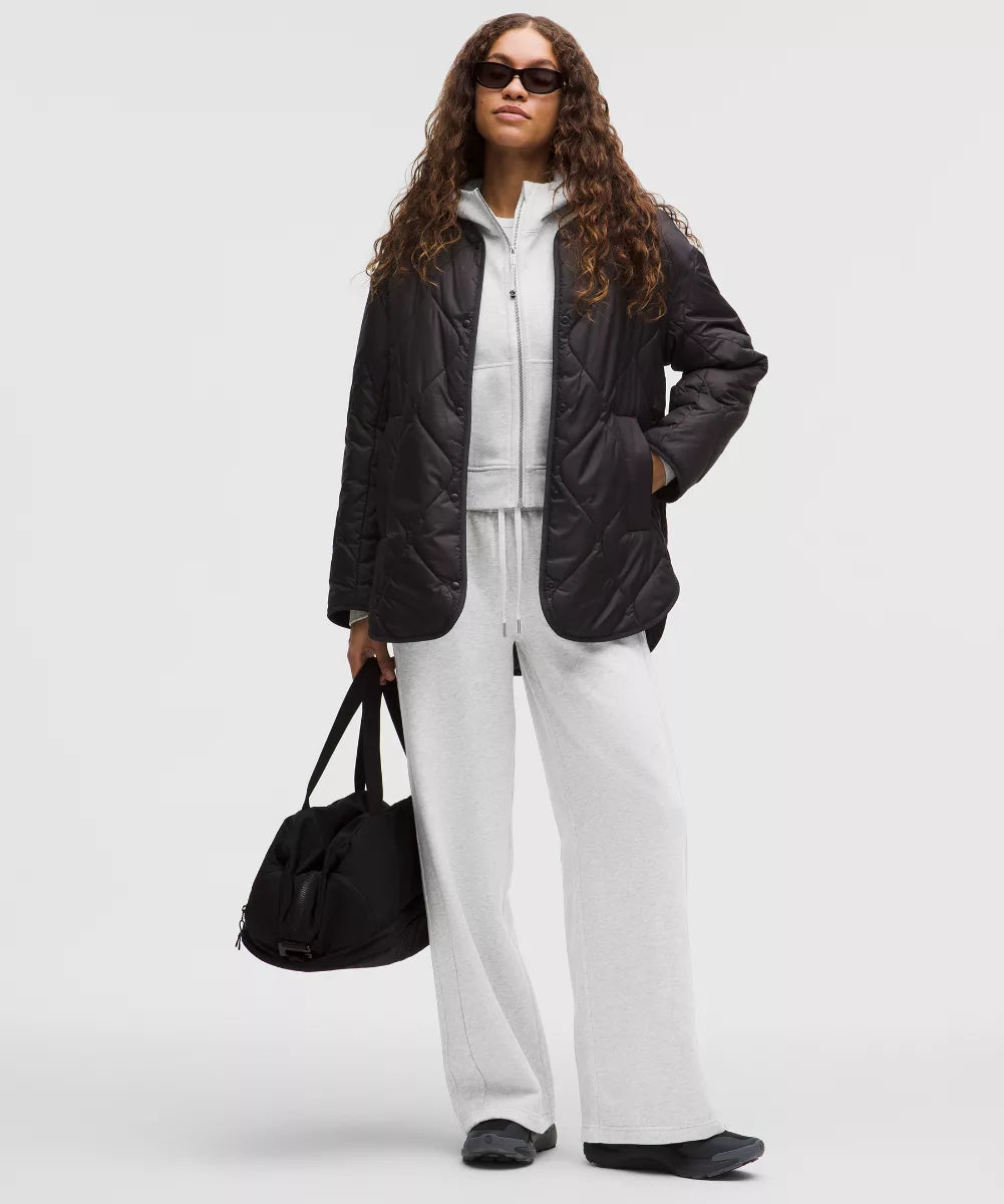 Pantalon Scuba large taille mi-haute Standard