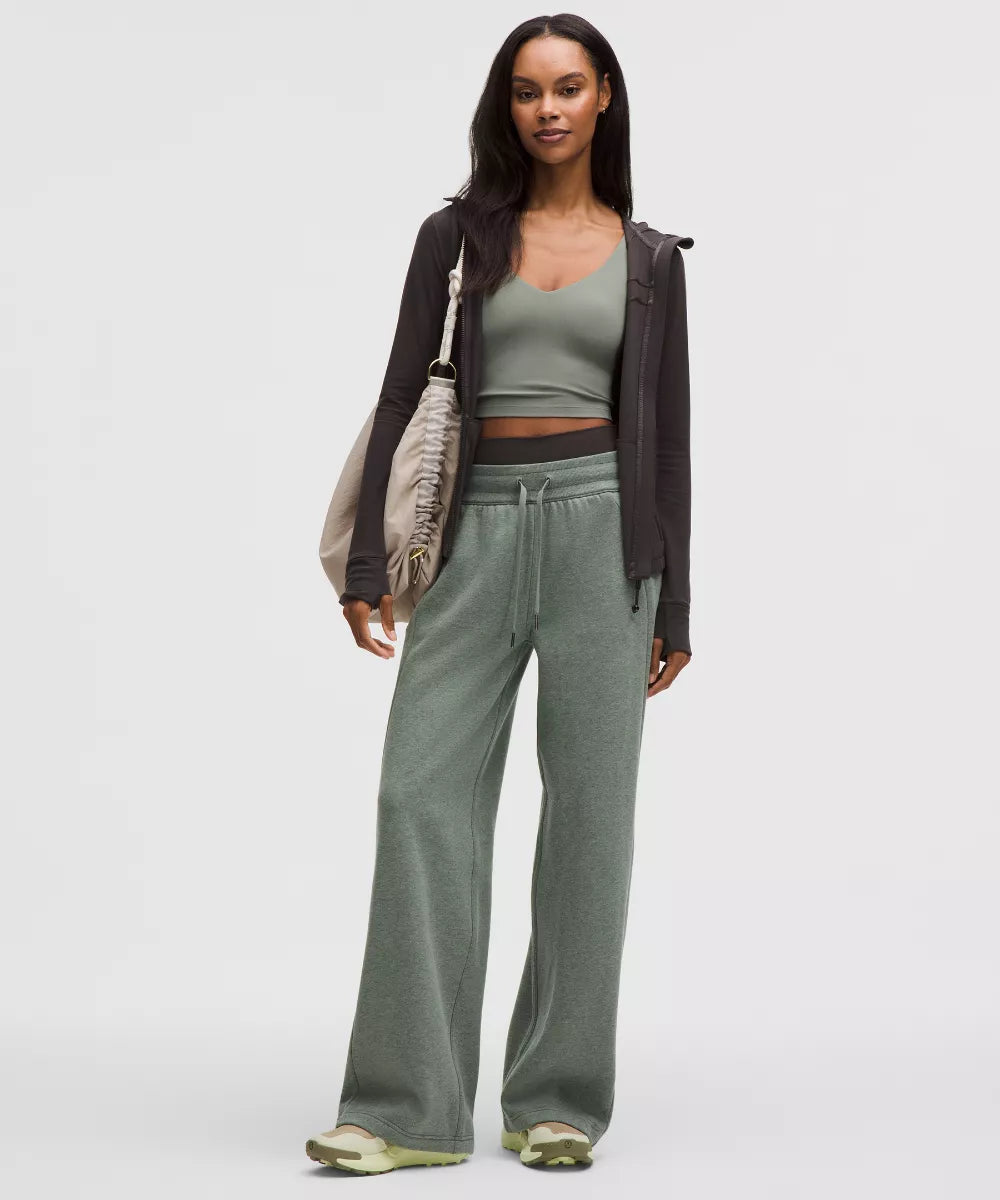 Pantalon Scuba large taille mi-haute Standard