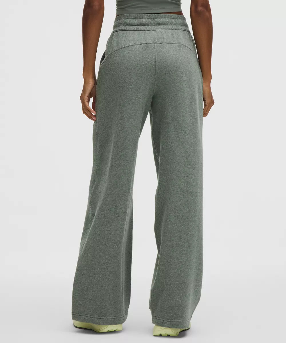 Pantalon Scuba large taille mi-haute Standard