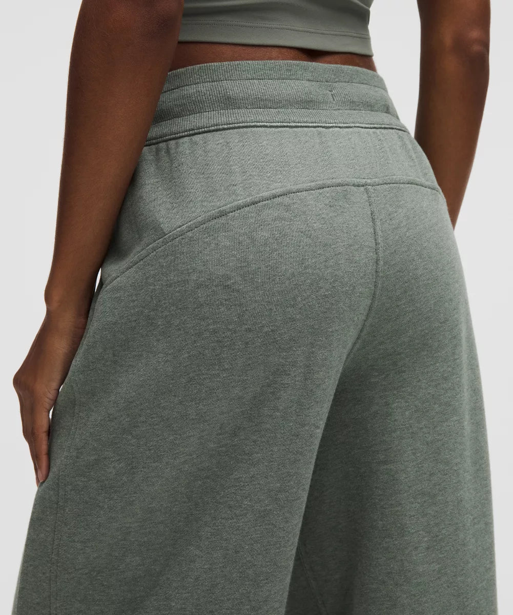 Pantalon Scuba large taille mi-haute Standard