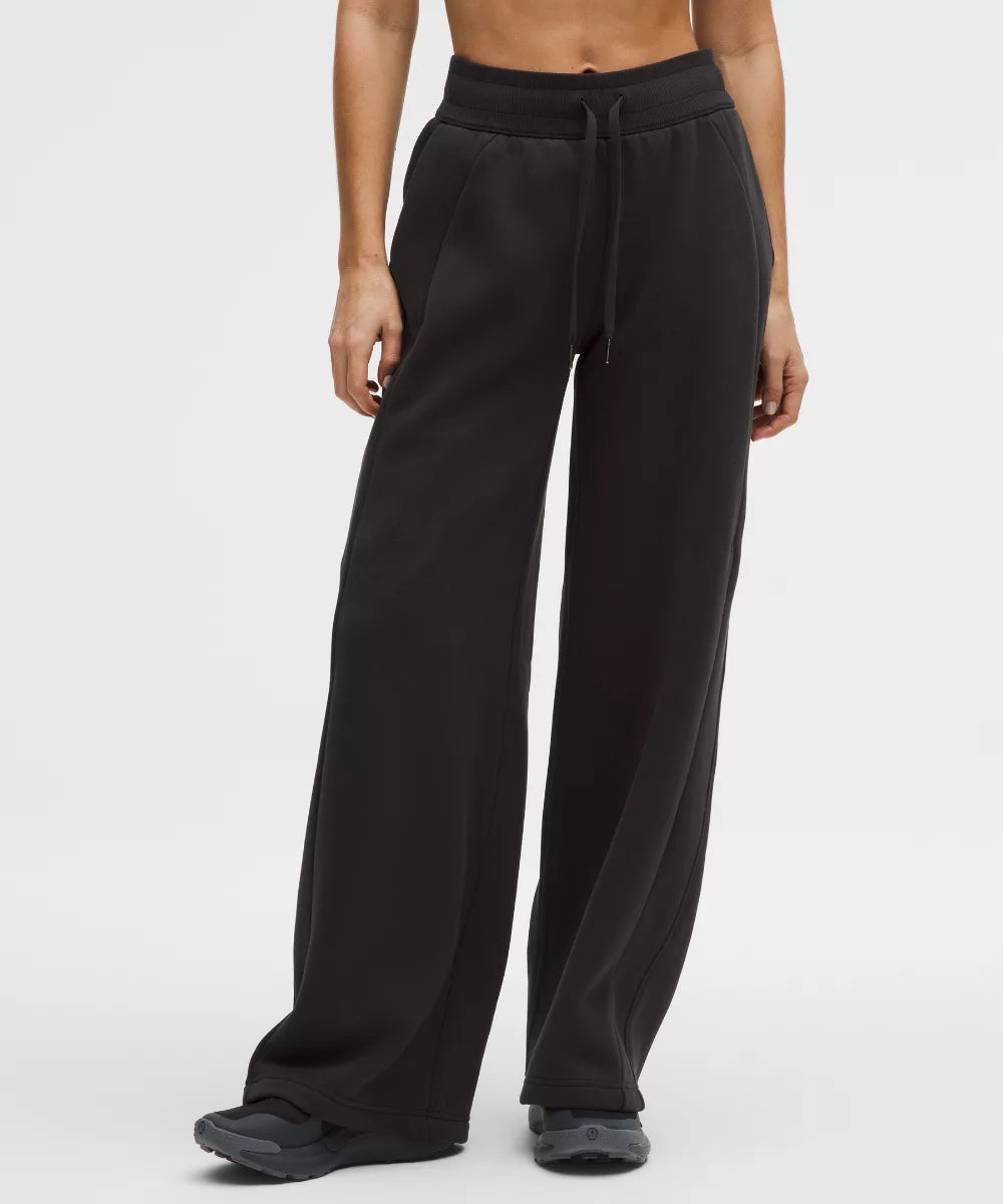 Pantalon Scuba large taille mi-haute Standard