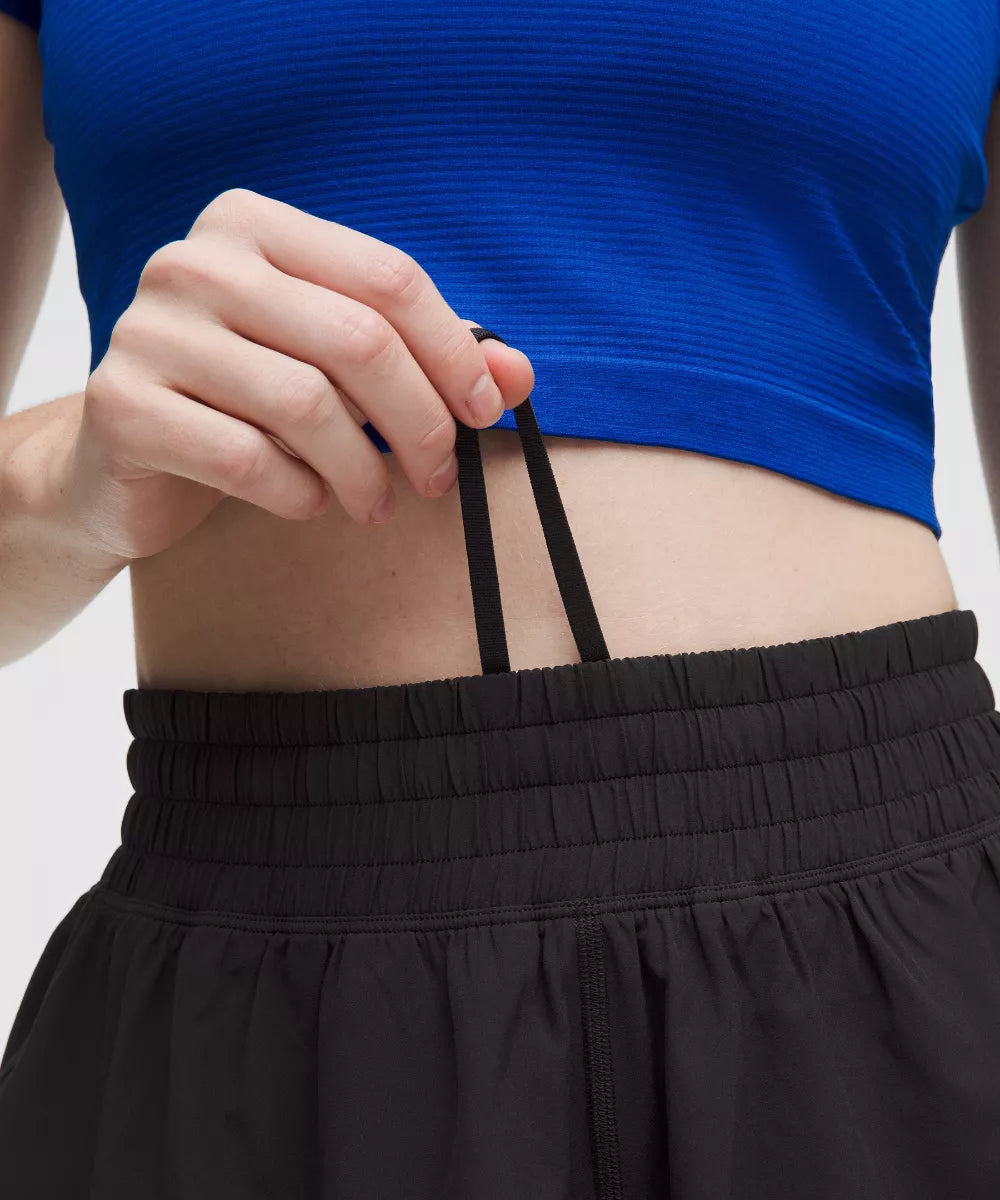 Short de running Shake It Out taille haute 6 cm