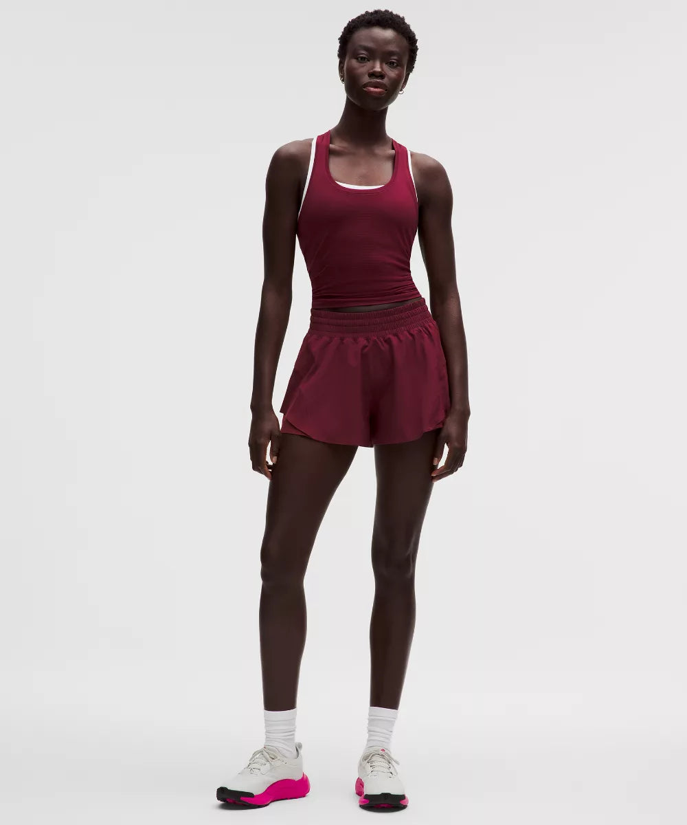 Short de running Shake It Out taille haute 6 cm