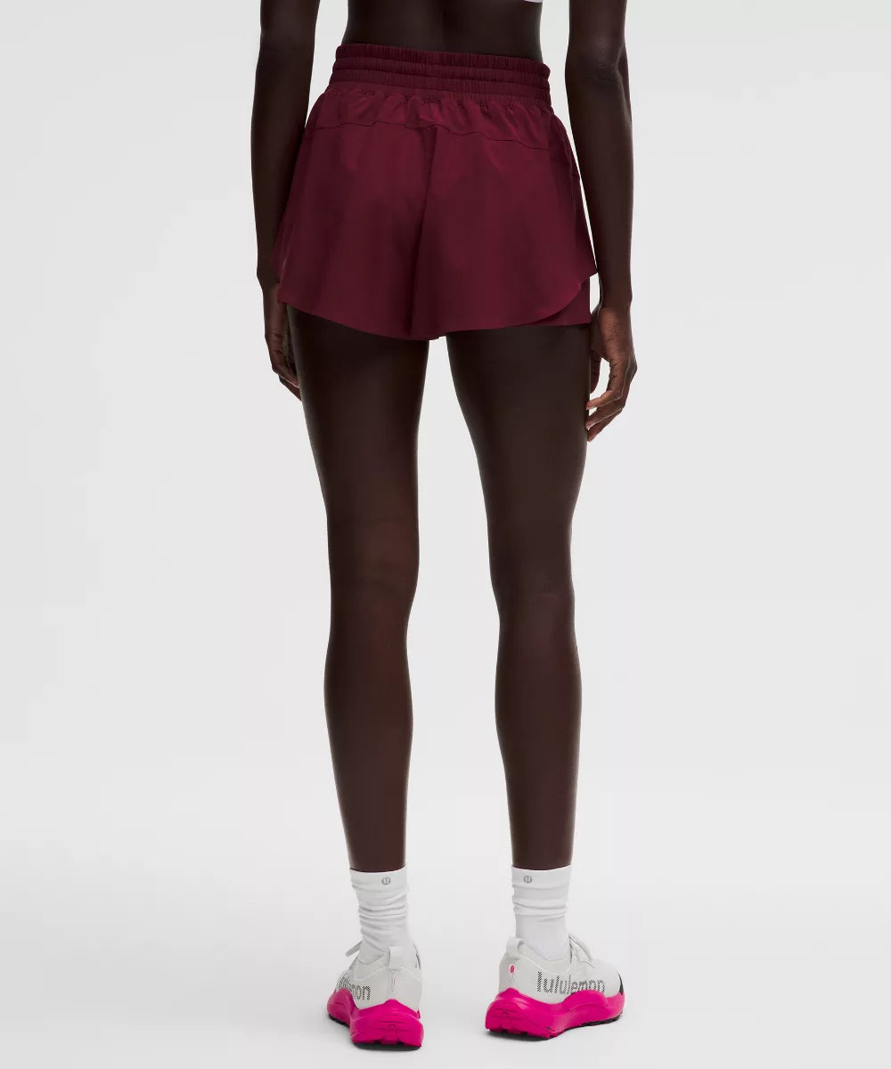 Short de running Shake It Out taille haute 6 cm