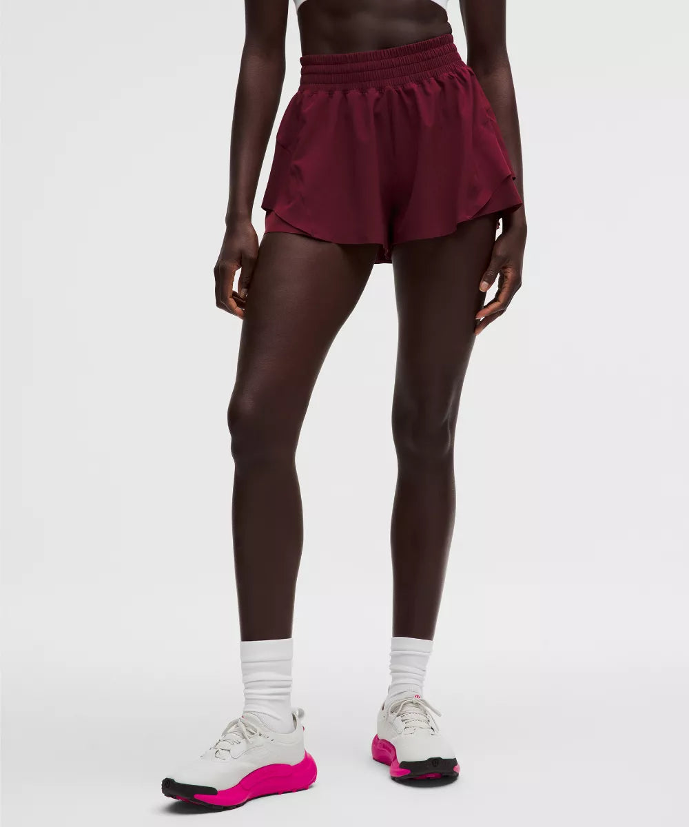 Short de running Shake It Out taille haute 6 cm