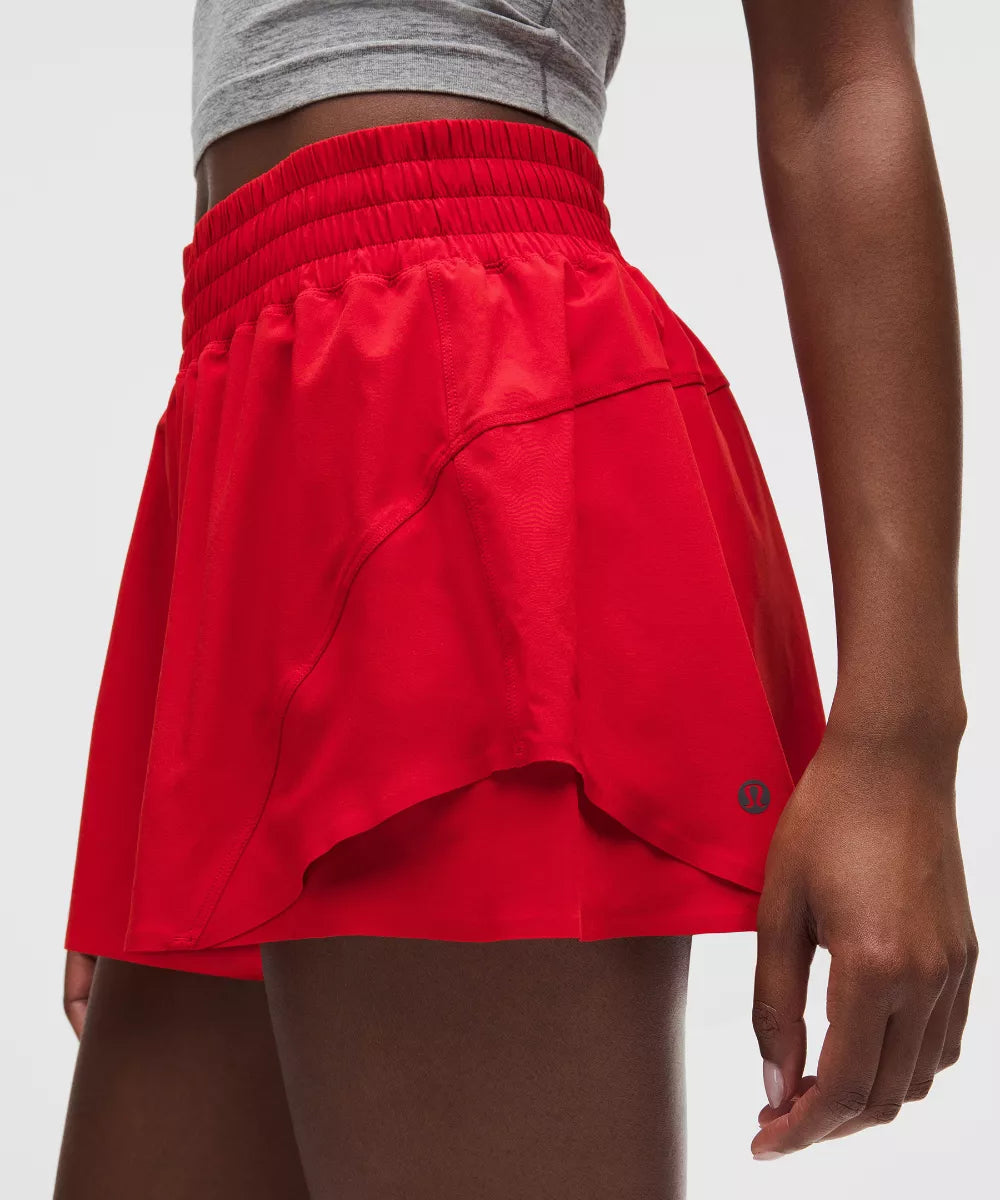 Short de running Shake It Out taille haute 6 cm