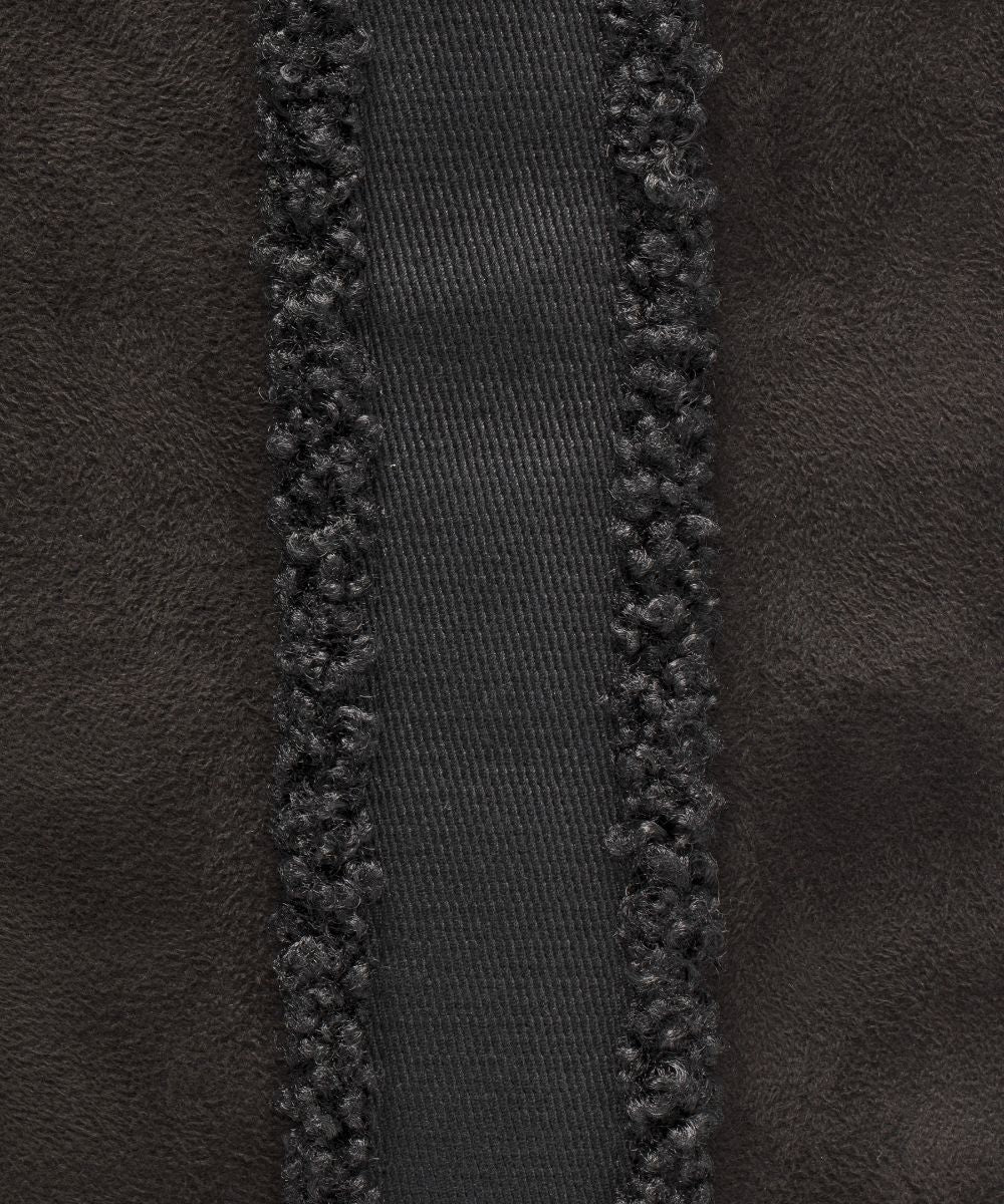 Boxy Tote Bag 10L Faux Shearling Trims